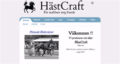 Desktop Screenshot of hastcraft.se